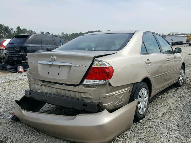 4T1BE32K46U718416 - 2006 TOYOTA CAMRY LE GOLD photo 4