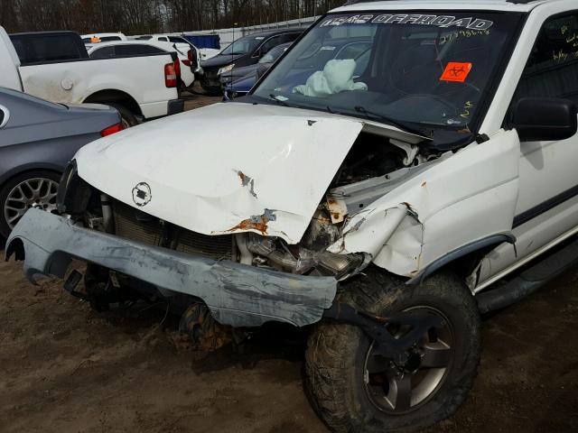 5N1ED28Y43C695775 - 2003 NISSAN XTERRA XE WHITE photo 9