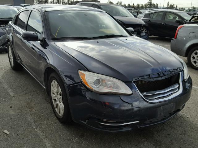 1C3CCBAB9CN174077 - 2012 CHRYSLER 200 LX BLUE photo 1