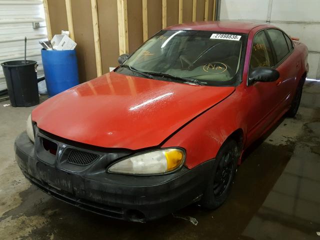 1G2NF52E53C159016 - 2003 PONTIAC GRAND AM S RED photo 2