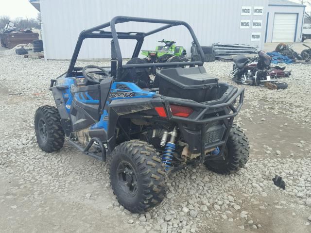 3NSVBE871HH867017 - 2017 POLARIS RZR S 900 BLUE photo 3