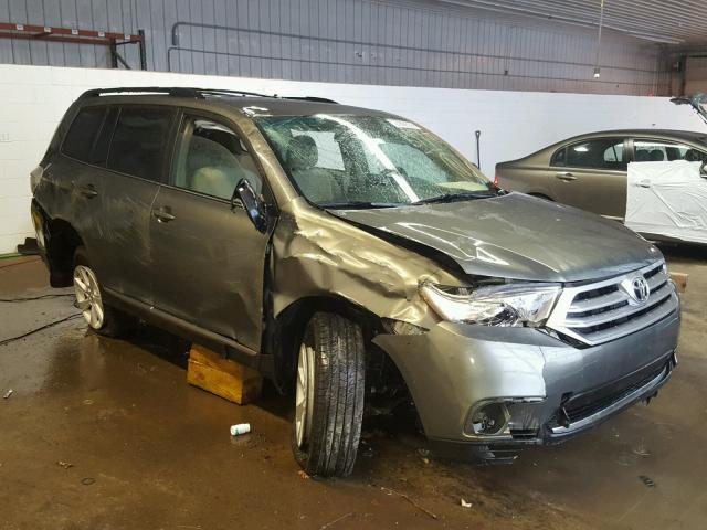 5TDBK3EH1CS137940 - 2012 TOYOTA HIGHLANDER SILVER photo 1