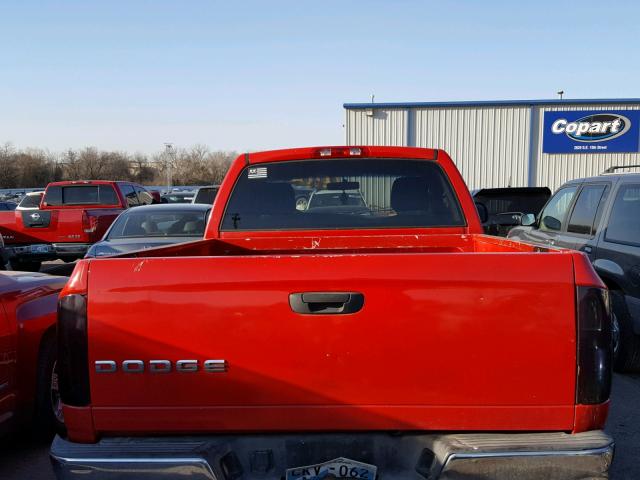 1D7HA16K92J170813 - 2002 DODGE RAM 1500 RED photo 6