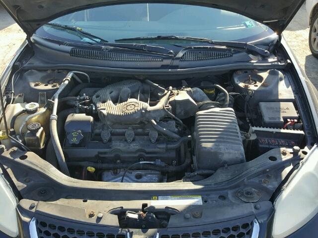 1B3EL46R86N265045 - 2006 DODGE STRATUS SX BLACK photo 7