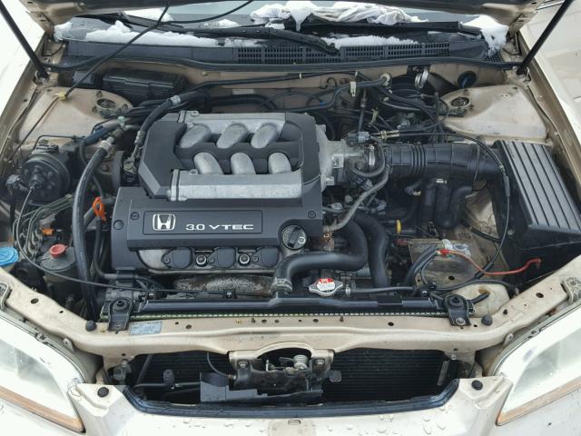 1HGCG1650YA060014 - 2000 HONDA ACCORD EX GOLD photo 7