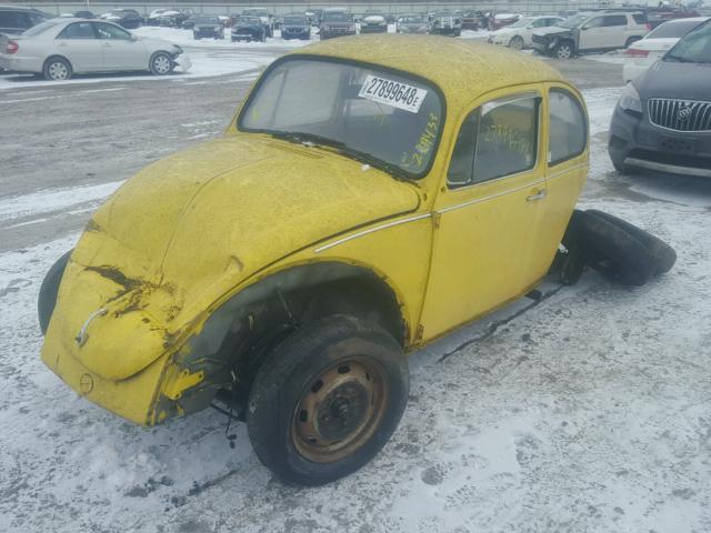 1142512598 - 1974 VOLKSWAGEN BEETLE YELLOW photo 2