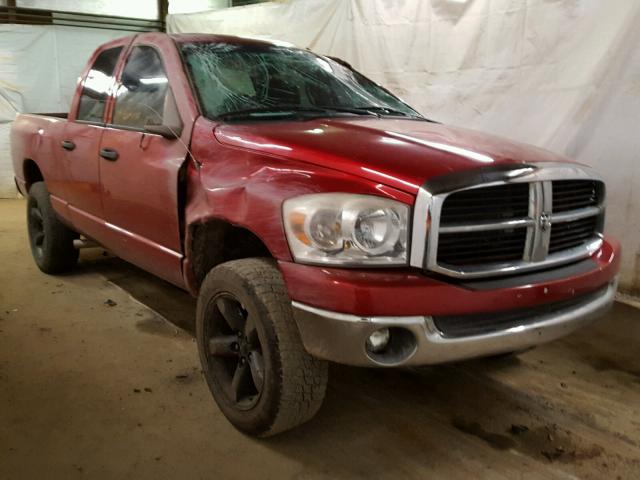 1D7HU18N57S200163 - 2007 DODGE RAM 1500 S MAROON photo 1