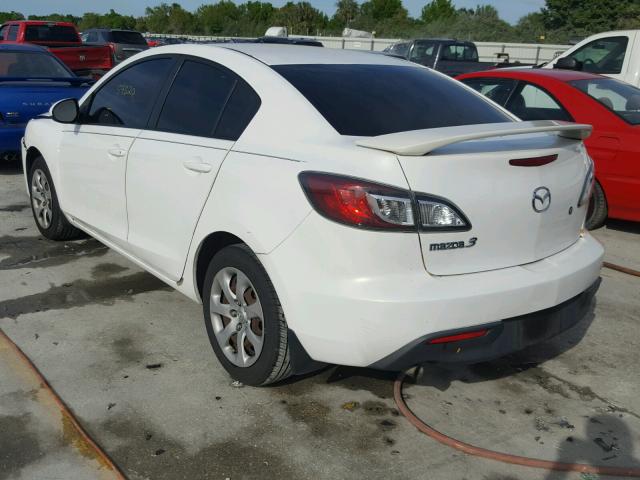 JM1BL1UF8B1443417 - 2011 MAZDA 3 I WHITE photo 3