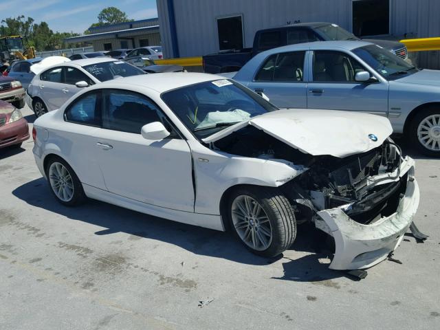 WBAUP9C57CVL91127 - 2012 BMW 128 I თეთრი ფოტო 1