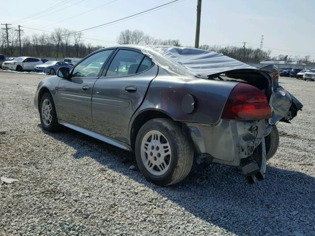 2G2WP522X41361753 - 2004 PONTIAC GRAND PRIX GRAY photo 3