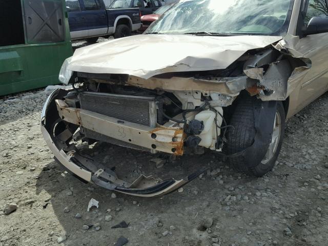 1G1ZT52844F216749 - 2004 CHEVROLET MALIBU LS თაფლისფერი ფოტო 9