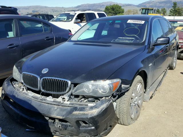 WBAHN83556DT32167 - 2006 BMW 750 LI BLACK photo 2