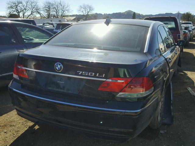 WBAHN83556DT32167 - 2006 BMW 750 LI BLACK photo 4