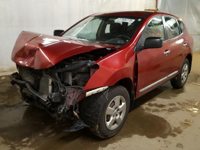 JN8AS5MV8DW105913 - 2013 NISSAN ROGUE S RED photo 2