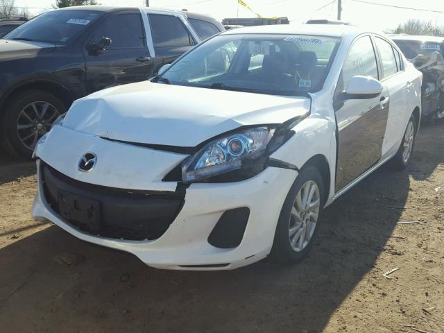 JM1BL1VP1D1800608 - 2013 MAZDA 3 I WHITE photo 2