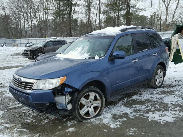 JF2SH64649H760953 - 2009 SUBARU FORESTER 2 BLUE photo 2