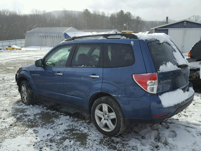 JF2SH64649H760953 - 2009 SUBARU FORESTER 2 BLUE photo 3