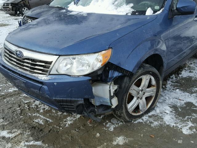 JF2SH64649H760953 - 2009 SUBARU FORESTER 2 BLUE photo 9