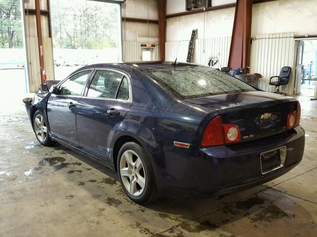 1G1ZG57B49F185843 - 2009 CHEVROLET MALIBU LS ლურჯი ფოტო 3