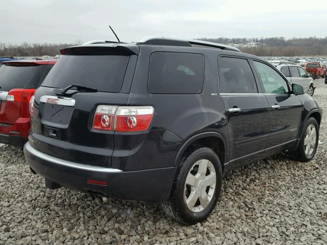 1GKER23748J254028 - 2008 GMC ACADIA SLT შავი ფოტო 4