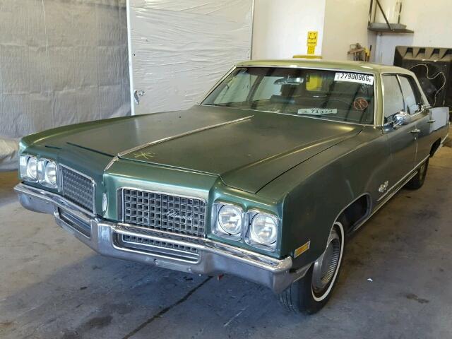 386690M276697 - 1970 OLDSMOBILE 98 GREEN photo 2