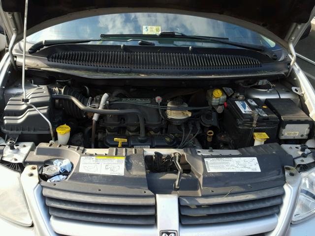 2D4GP44L26R799268 - 2006 DODGE GRAND CARA SILVER photo 7