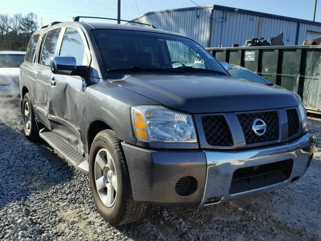 5N1AA08A44N716242 - 2004 NISSAN ARMADA SE GRAY photo 1