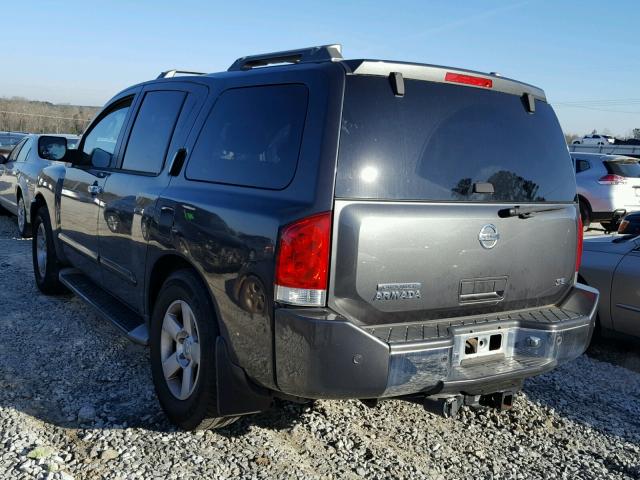 5N1AA08A44N716242 - 2004 NISSAN ARMADA SE GRAY photo 3