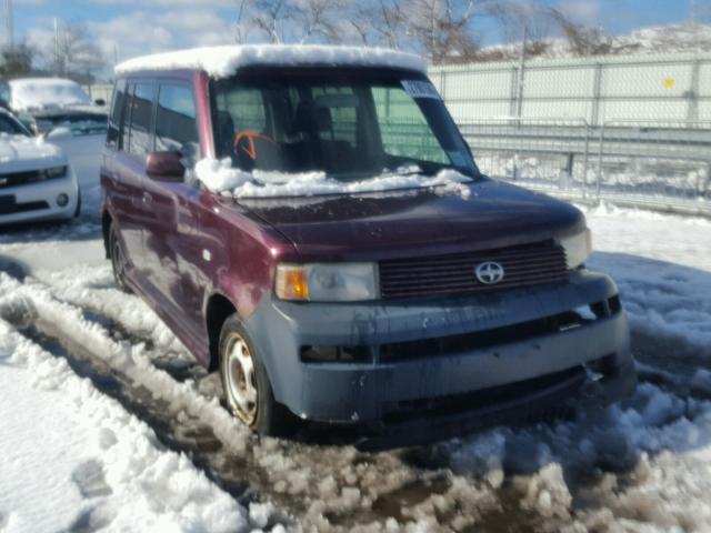 JTLKT324050174776 - 2005 TOYOTA SCION XB MAROON photo 1