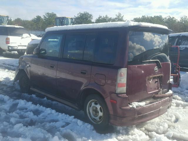 JTLKT324050174776 - 2005 TOYOTA SCION XB 栗色 照片 3