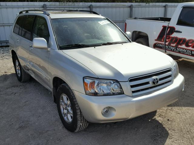 JTEGP21AX70128376 - 2007 TOYOTA HIGHLANDER SILVER photo 1