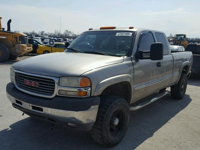 1GTHK29U41E243510 - 2001 GMC SIERRA K25 TAN photo 2