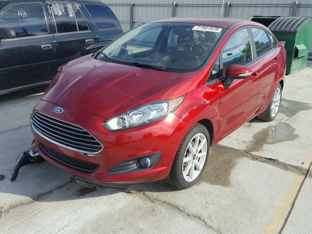 3FADP4BJ4FM120616 - 2015 FORD FIESTA SE RED photo 2