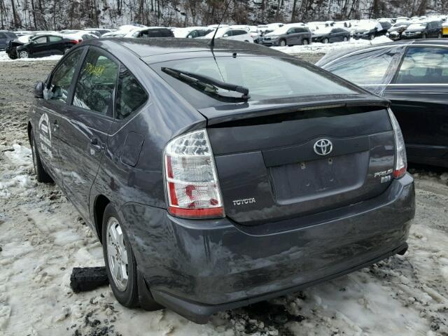 JTDKB20U073212732 - 2007 TOYOTA PRIUS GRAY photo 3