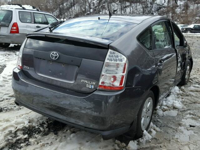 JTDKB20U073212732 - 2007 TOYOTA PRIUS GRAY photo 4