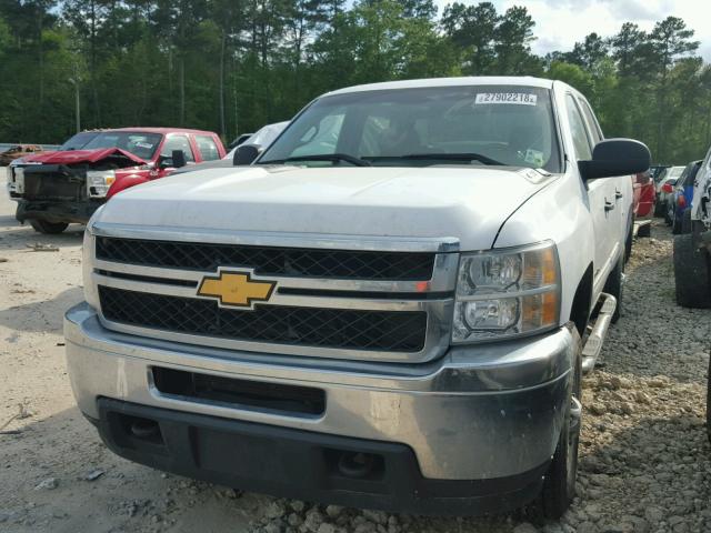 1GC1CXCG1CF138127 - 2012 CHEVROLET SILVERADO WHITE photo 2