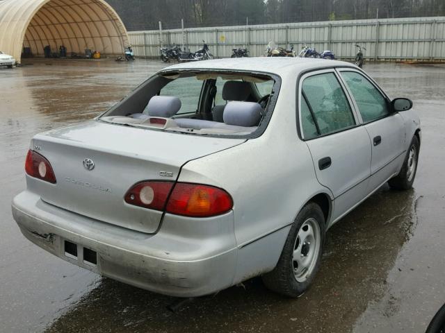 2T1BR12E82C585240 - 2002 TOYOTA COROLLA CE GRAY photo 4