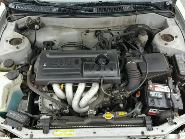 2T1BR12E82C585240 - 2002 TOYOTA COROLLA CE GRAY photo 7