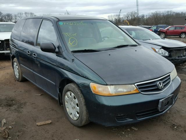 2HKRL1851YH527502 - 2000 HONDA ODYSSEY LX GREEN photo 1