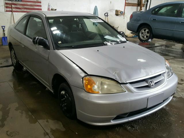 1HGEM21693L006991 - 2003 HONDA CIVIC LX SILVER photo 1