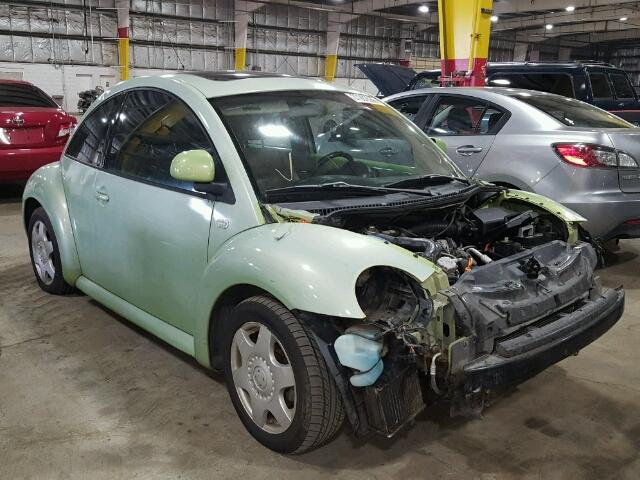 3VWCF21C8YM438299 - 2000 VOLKSWAGEN NEW BEETLE GREEN photo 1