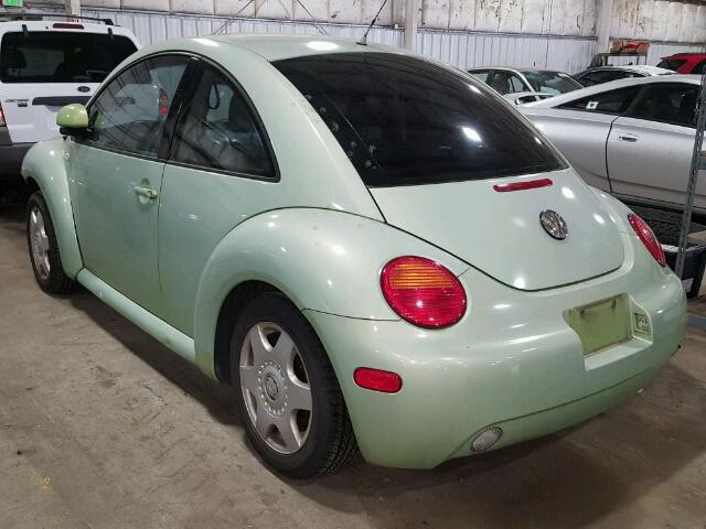 3VWCF21C8YM438299 - 2000 VOLKSWAGEN NEW BEETLE GREEN photo 3