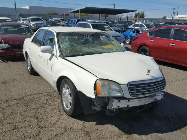 1G6KD54Y45U267963 - 2005 CADILLAC DEVILLE WHITE photo 1