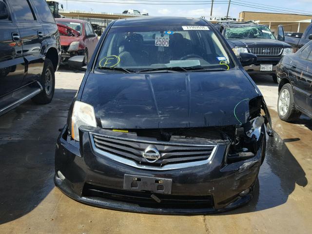 3N1AB6AP7BL665239 - 2011 NISSAN SENTRA 2.0 BLACK photo 9