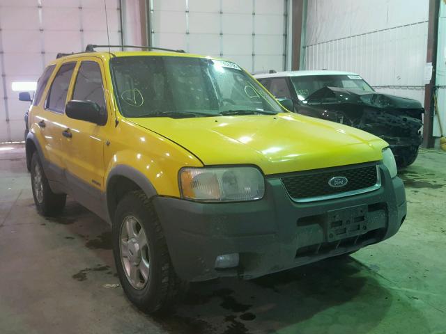 1FMYU04141KB12215 - 2001 FORD ESCAPE XLT YELLOW photo 1