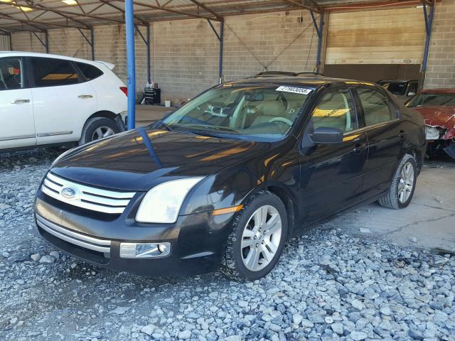 3FAHP08Z58R102817 - 2008 FORD FUSION SEL BLACK photo 2