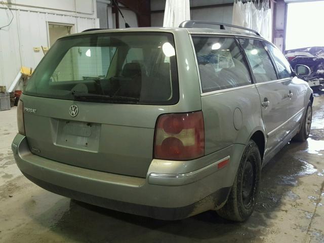 WVWVD63B24E281138 - 2004 VOLKSWAGEN PASSAT GLS GRAY photo 4