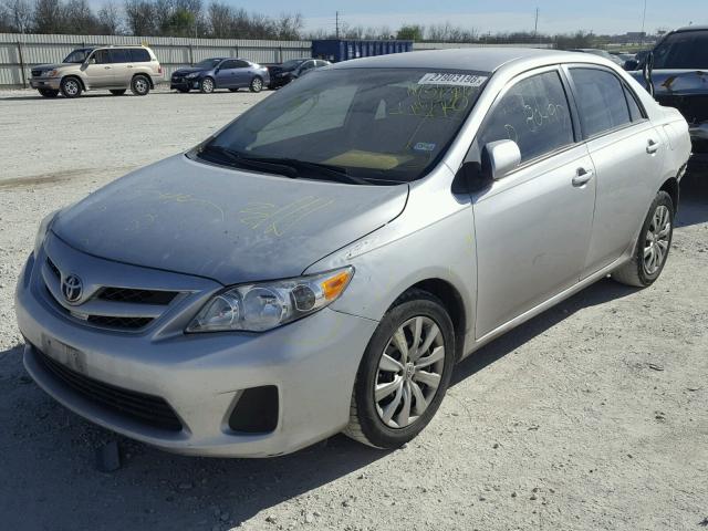 5YFBU4EE6CP017470 - 2012 TOYOTA COROLLA BA SILVER photo 2