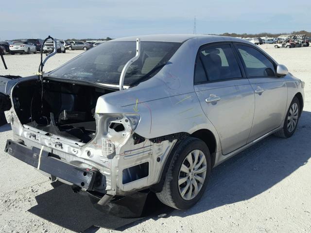 5YFBU4EE6CP017470 - 2012 TOYOTA COROLLA BA SILVER photo 4