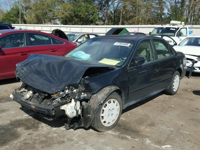 JHMCG56482C004961 - 2002 HONDA ACCORD LX BLACK photo 2